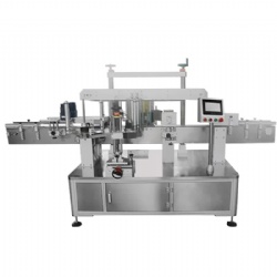 Square bottle labeling machine