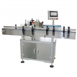 Juice bottle labeling machine