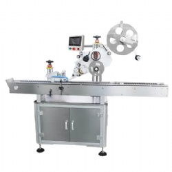 Sausage labeling machine